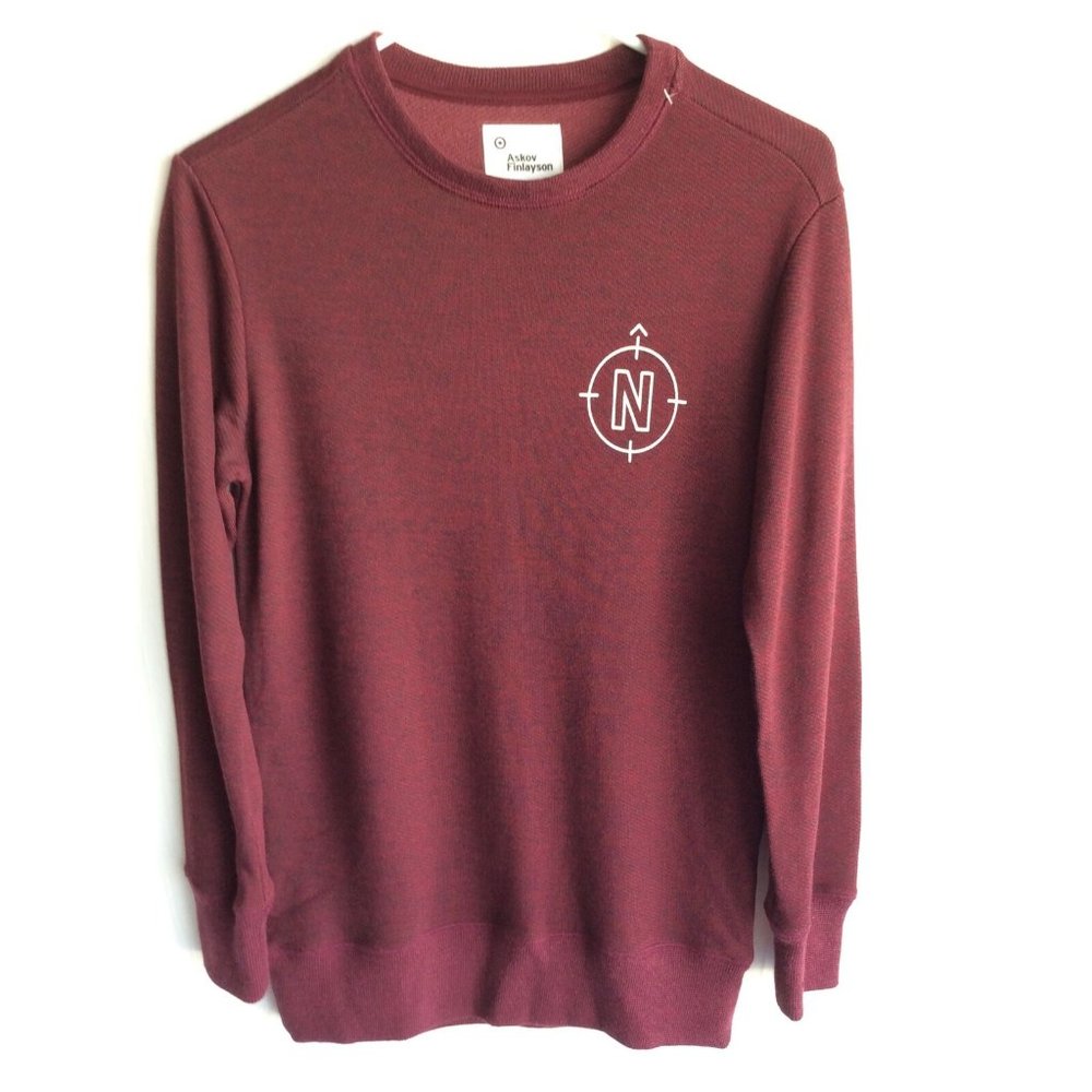 NWOT Askov Finlayson, Mens Sweatshirt, Size XS, Very Nice Neat Looking Shirt